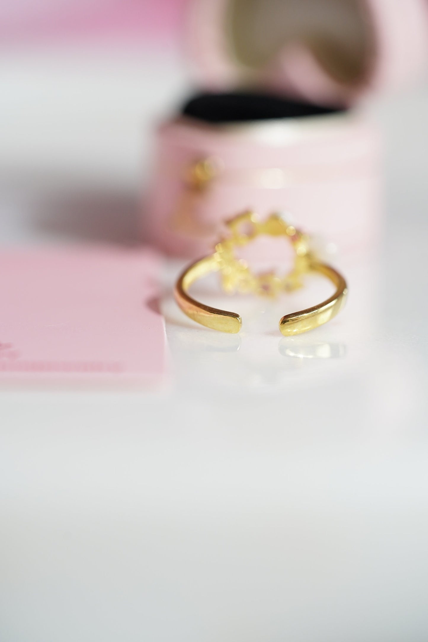 Alice in Wonderland Inpired Ring -Magnolia flower Ring-Flower Ring-Anime Styles Ring -925 Sterling Silver Ring