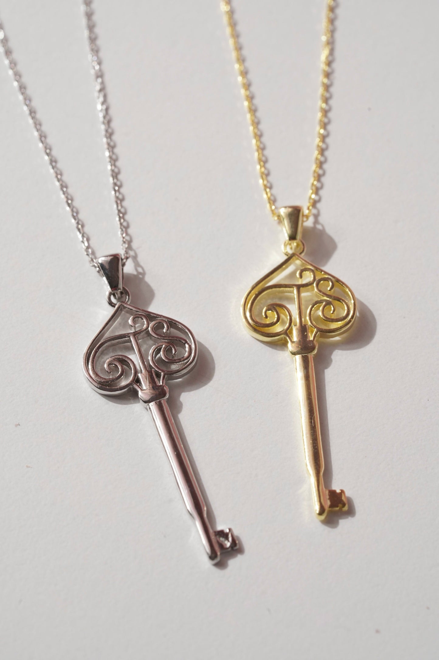 Fearless Necklace, TS Key Inspired Necklace, Fearless Key Necklace,I Knew You Were Trouble, Necklace for Swifties-925 Sterling Silver