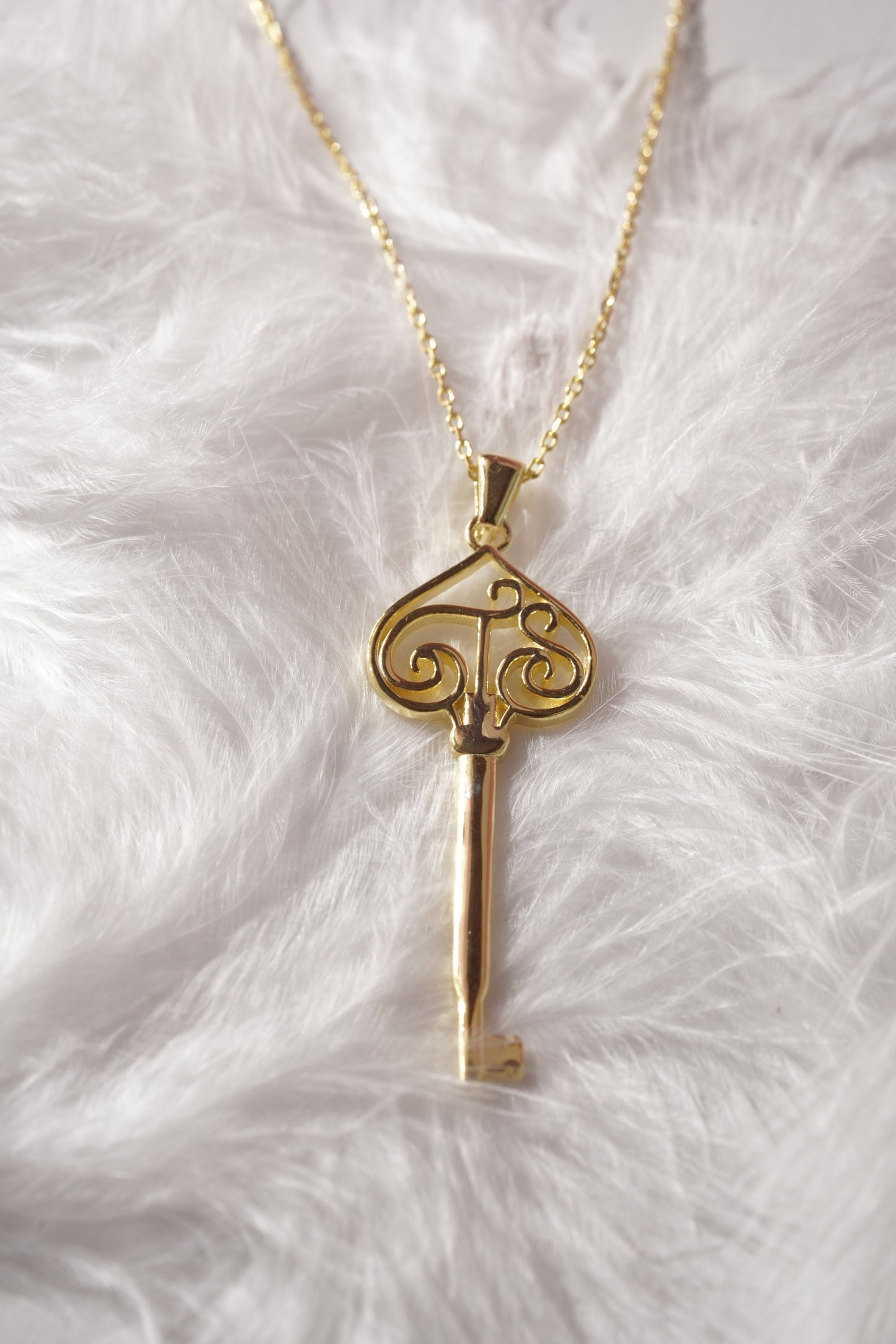 Fearless Necklace, TS Key Inspired Necklace, Fearless Key Necklace,I Knew You Were Trouble, Necklace for Swifties-925 Sterling Silver