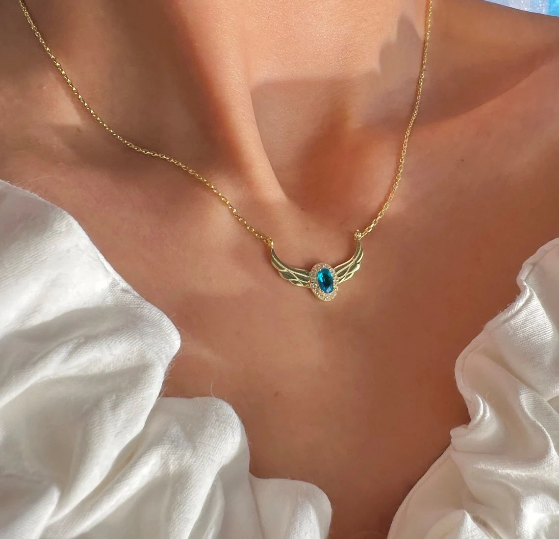 Gift for Her Swan Lake Princess Odette Necklace 925 Sterling Silver Necklace Gold or Silver Plated