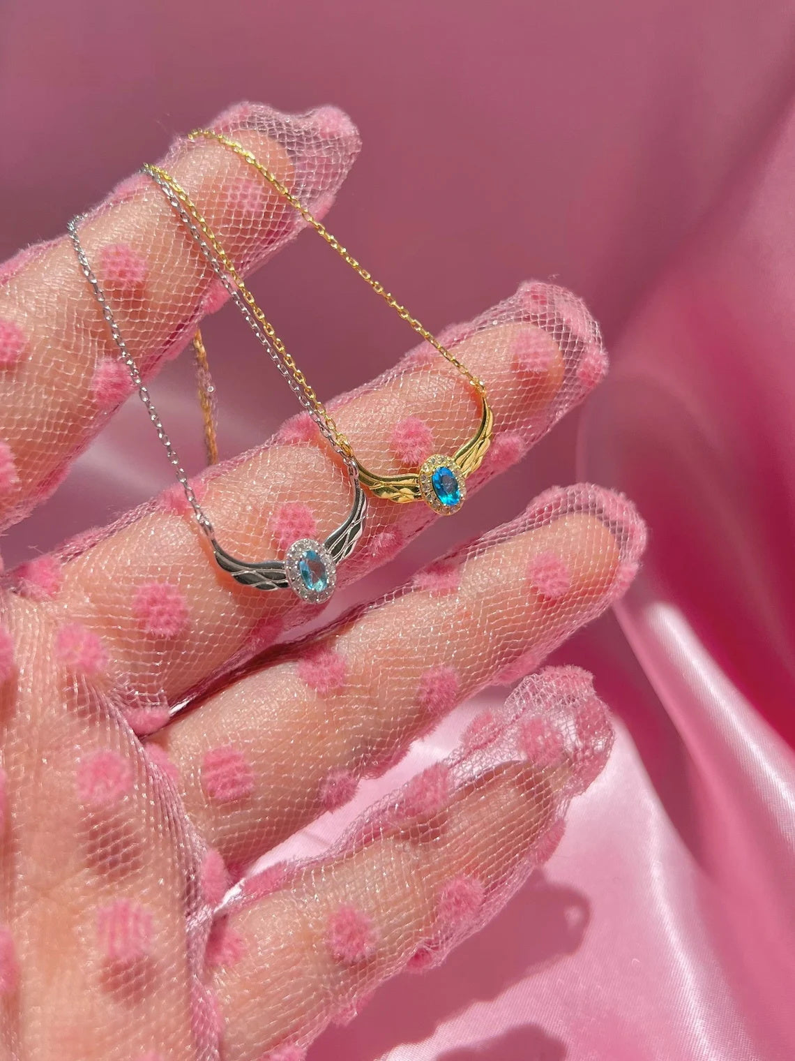 Gift for Her Swan Lake Princess Odette Necklace 925 Sterling Silver Necklace Gold or Silver Plated