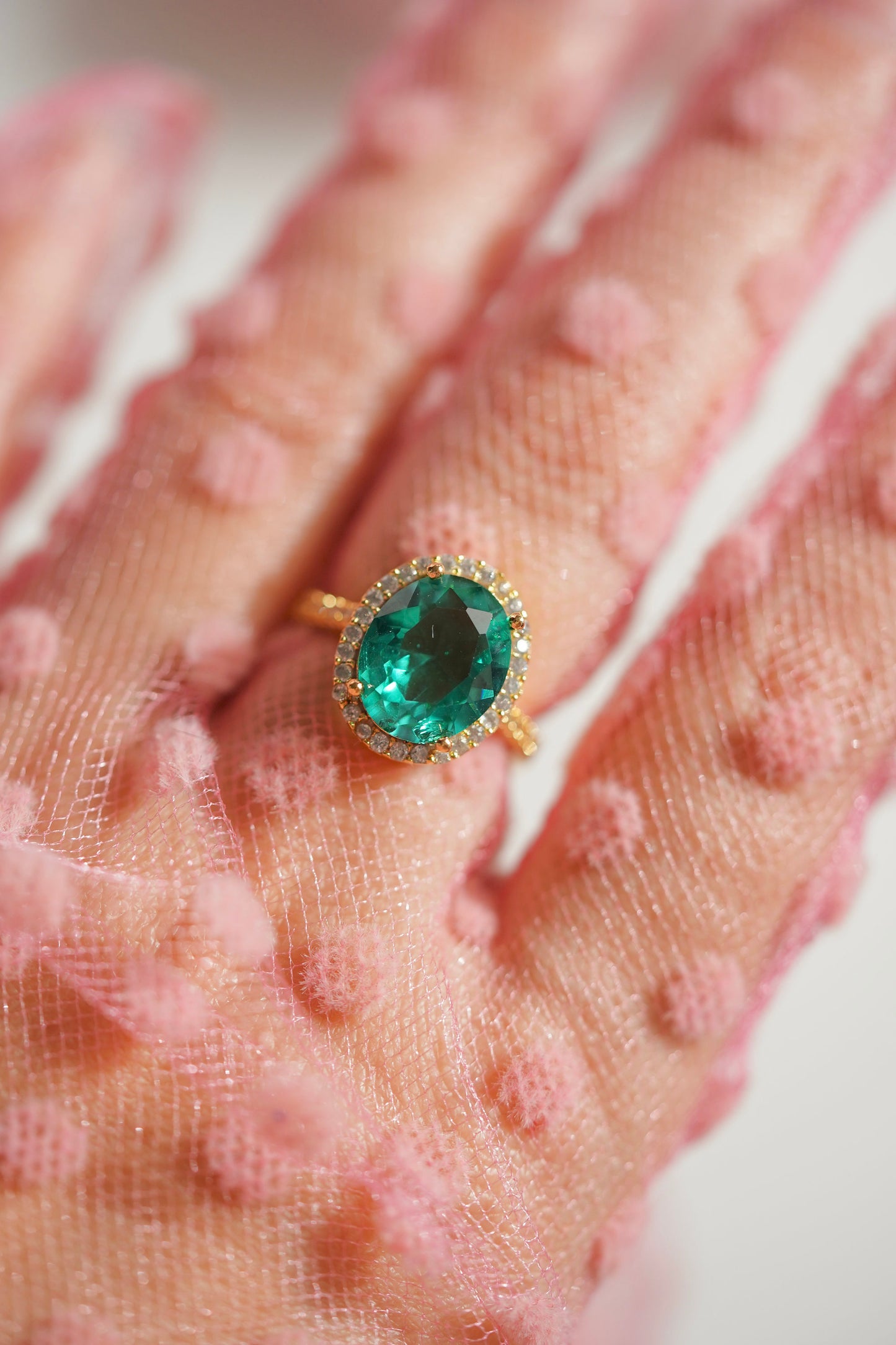 LDR Emerald Ring -Lana Engagement Ring