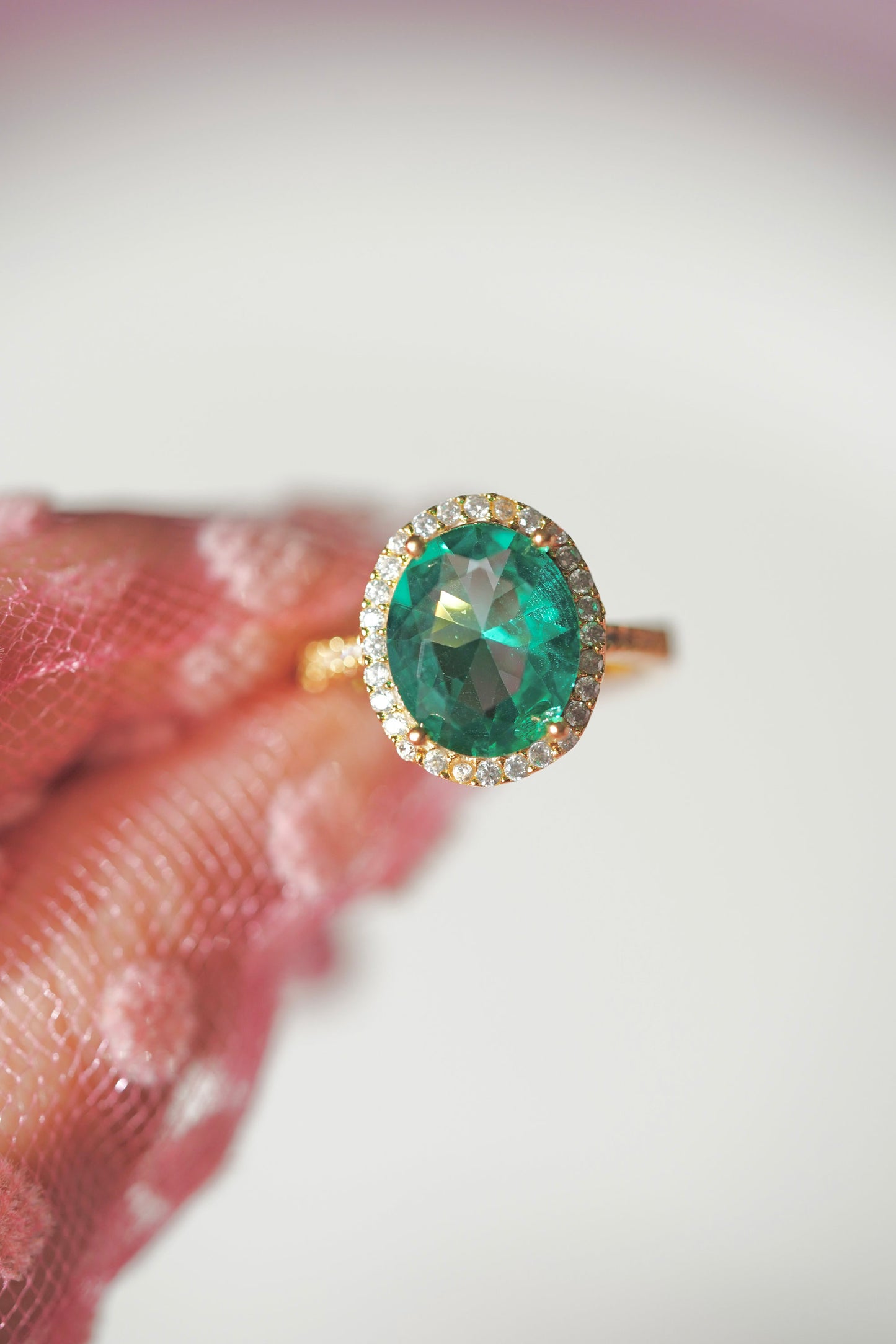 LDR Emerald Ring -Lana Engagement Ring