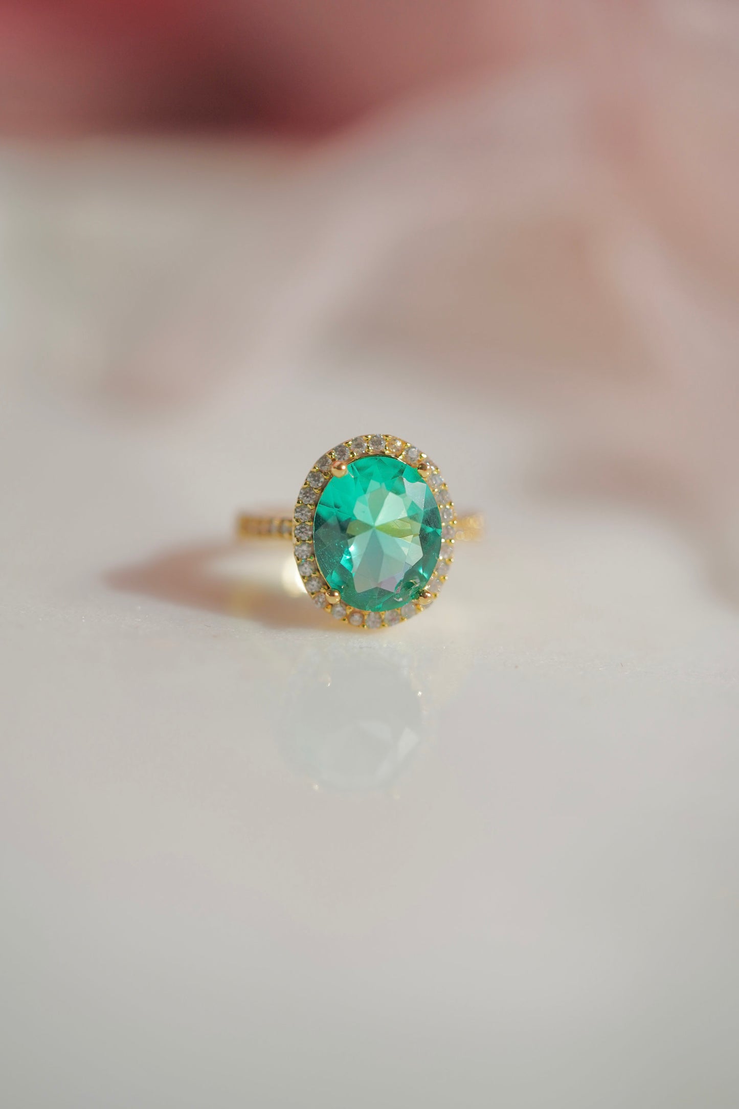 LDR Emerald Ring -Lana Engagement Ring