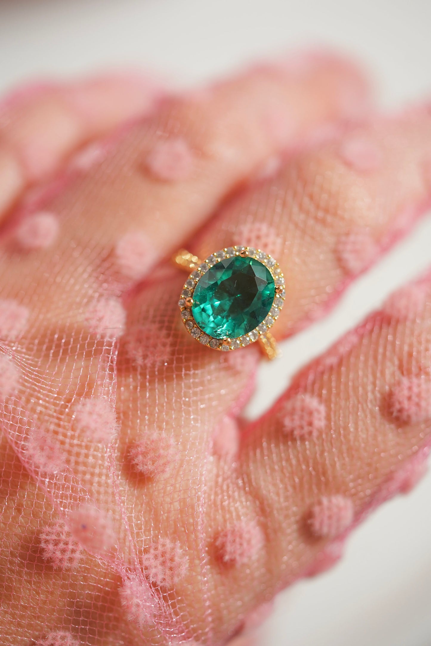 LDR Emerald Ring -Lana Engagement Ring
