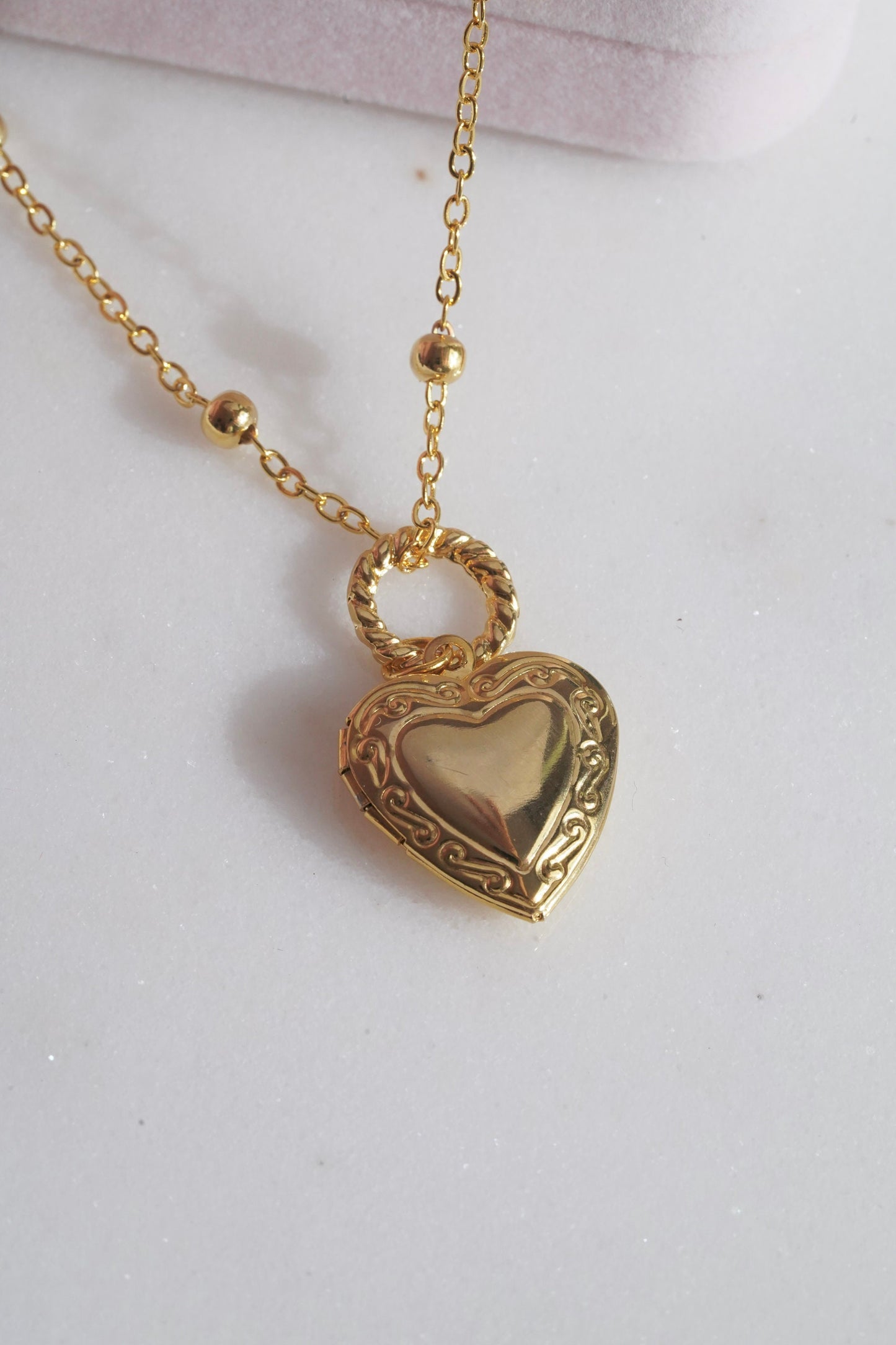 Margot Robbie Necklace,Heart Shaped Necklace, Gold Plated Necklace, Movie inspiration necklace, , What was I made for necklace