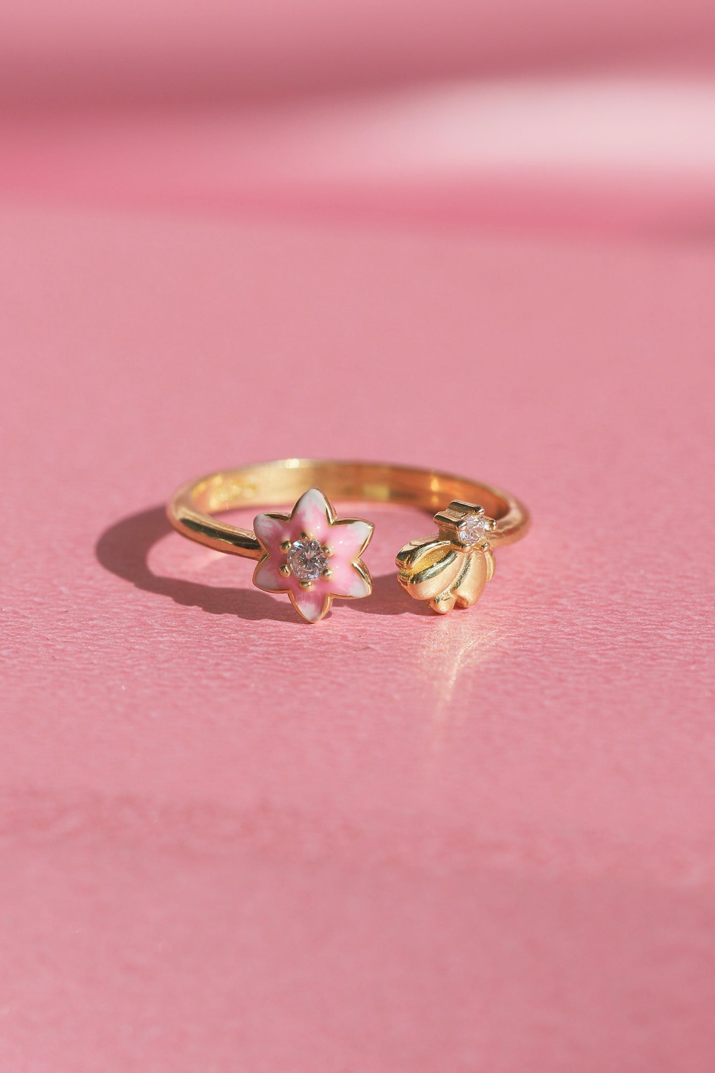 Mulan Magnolia Ring, Flower Ring,Princess Ring, 925 Sterling Silver Necklace, Cherry Blossom Ring