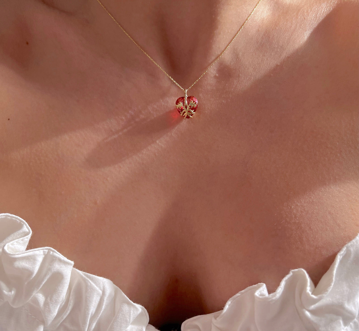 Pendant of Eraklyon Bloom Necklace , 925 Sterling Silver , Gold and silver plated -Bloom
