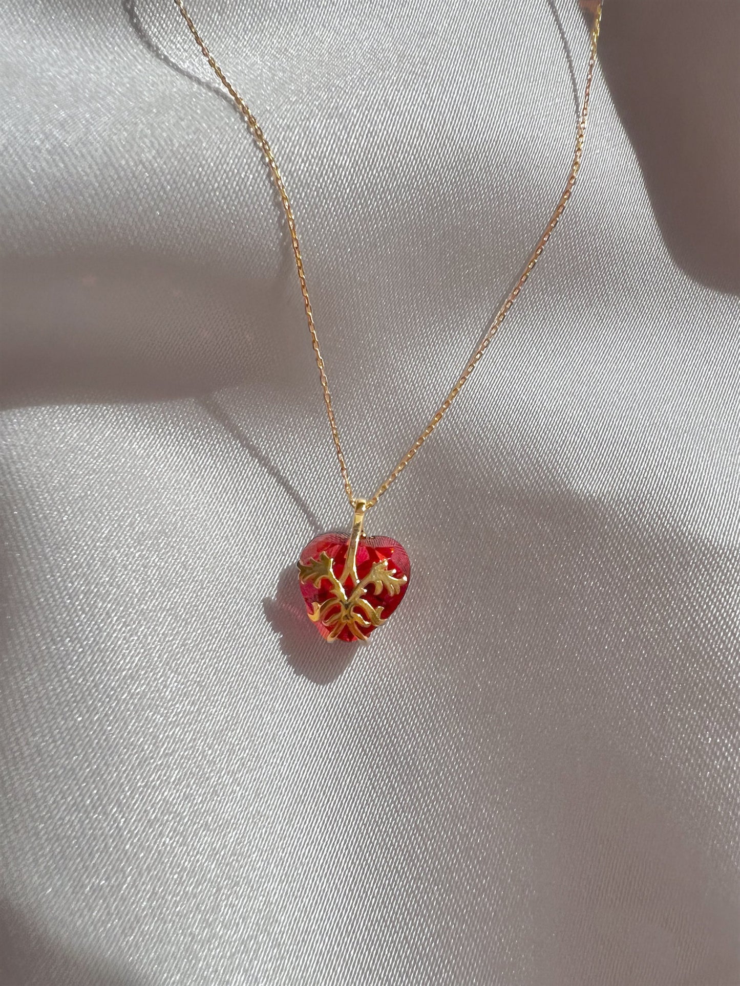 Pendant of Eraklyon Bloom Necklace , 925 Sterling Silver , Gold and silver plated -Bloom