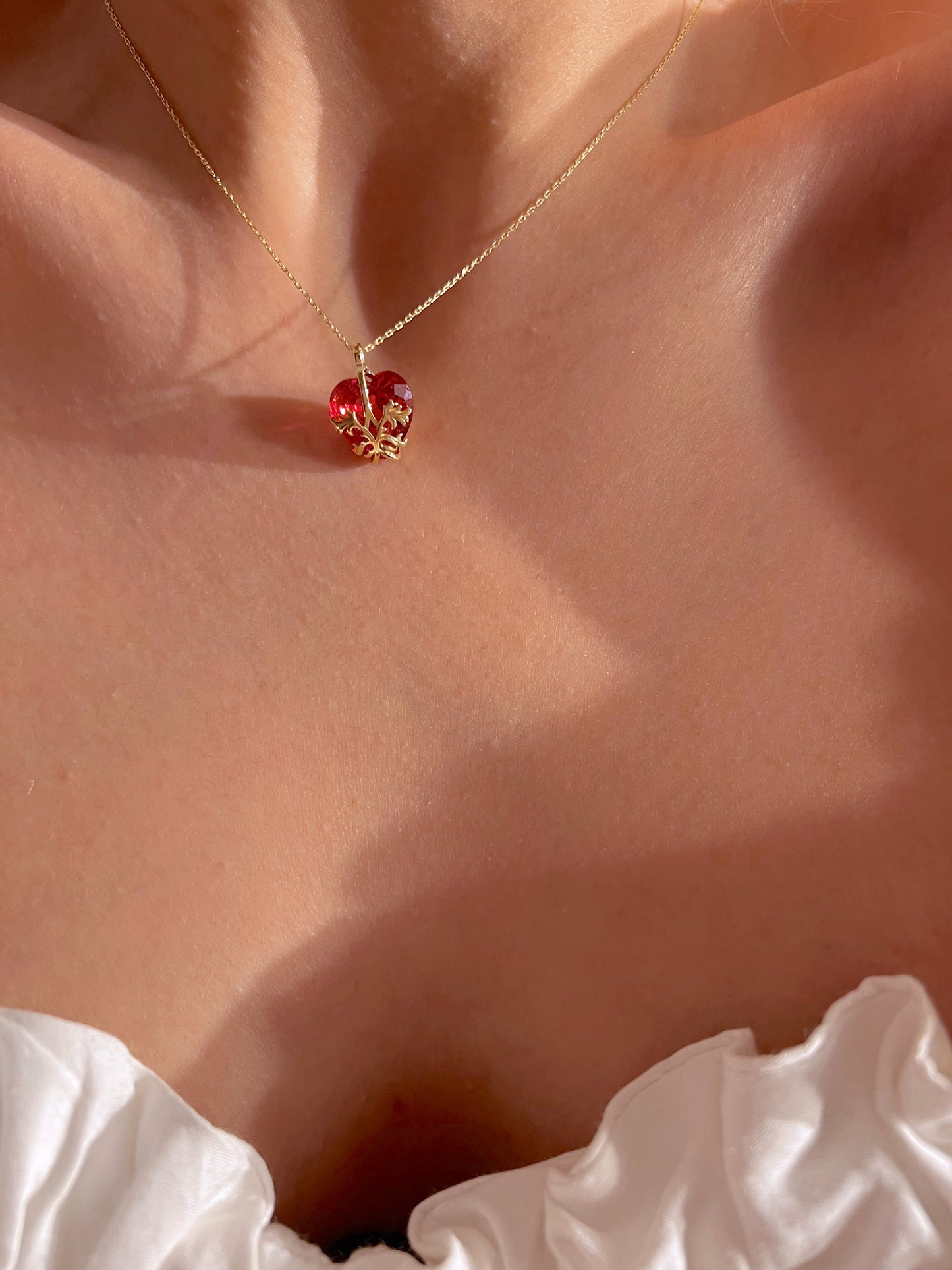 Pendant of Eraklyon Bloom Necklace , 925 Sterling Silver , Gold and silver plated -Bloom