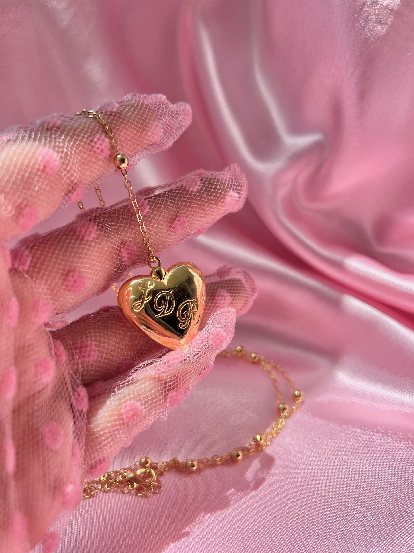 Ldr Style Necklace v.2 - Rosary Emerald Heart Necklace - Lana Dupe Necklace - Harry Styles - LDR Necklace