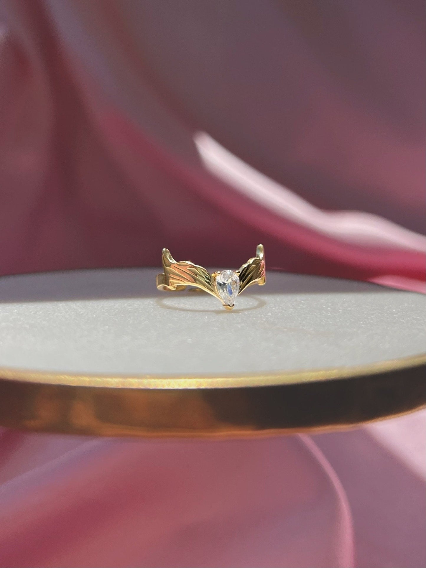 Scarlet Witch Crown Inspired Ring, Superhero Ring, Witch Ring, Geek Jewelry, Engagement