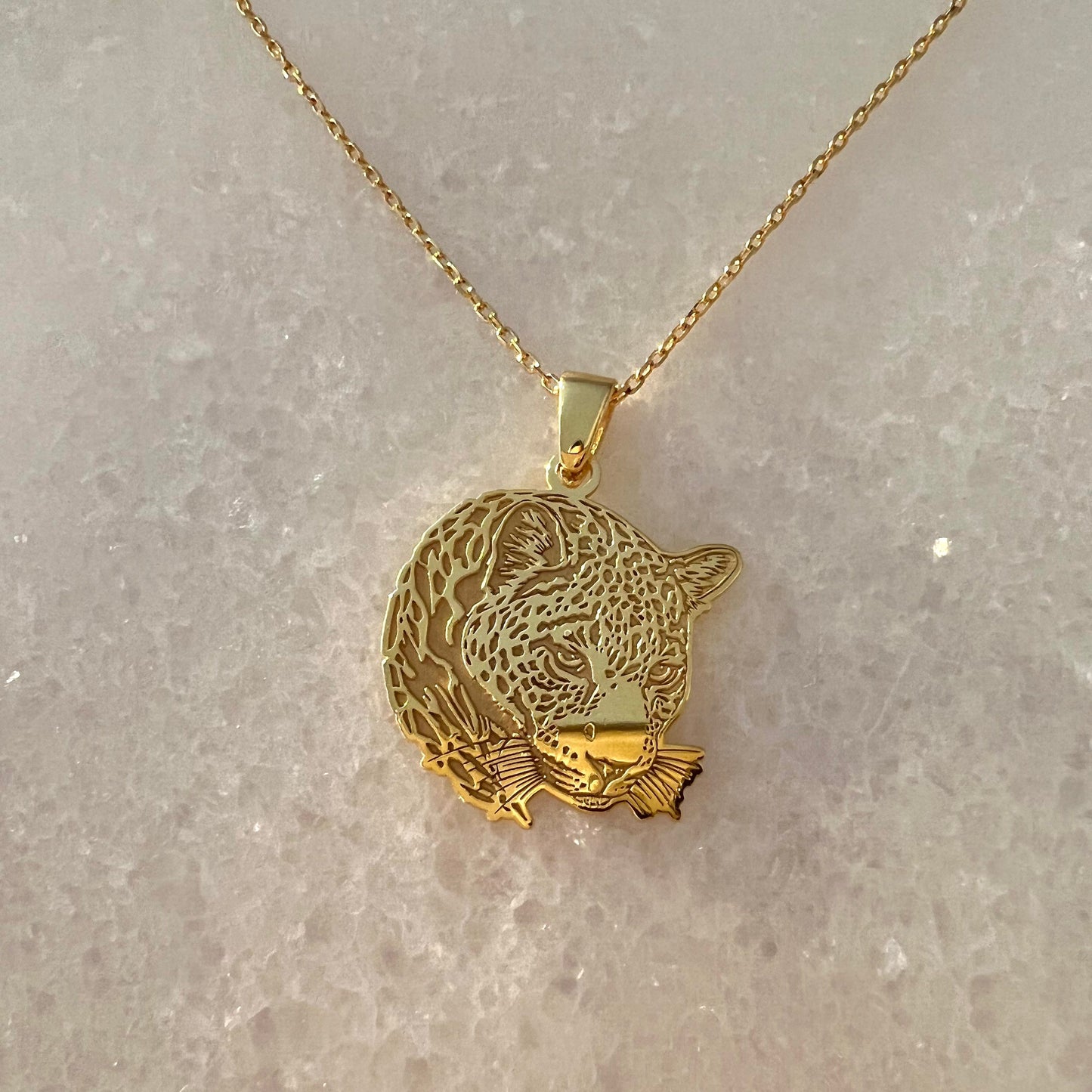 Tiger Necklace - 925 Sterling Silver Necklace - Tiger Jewelry - Animal Jewelry - Unisex Necklace