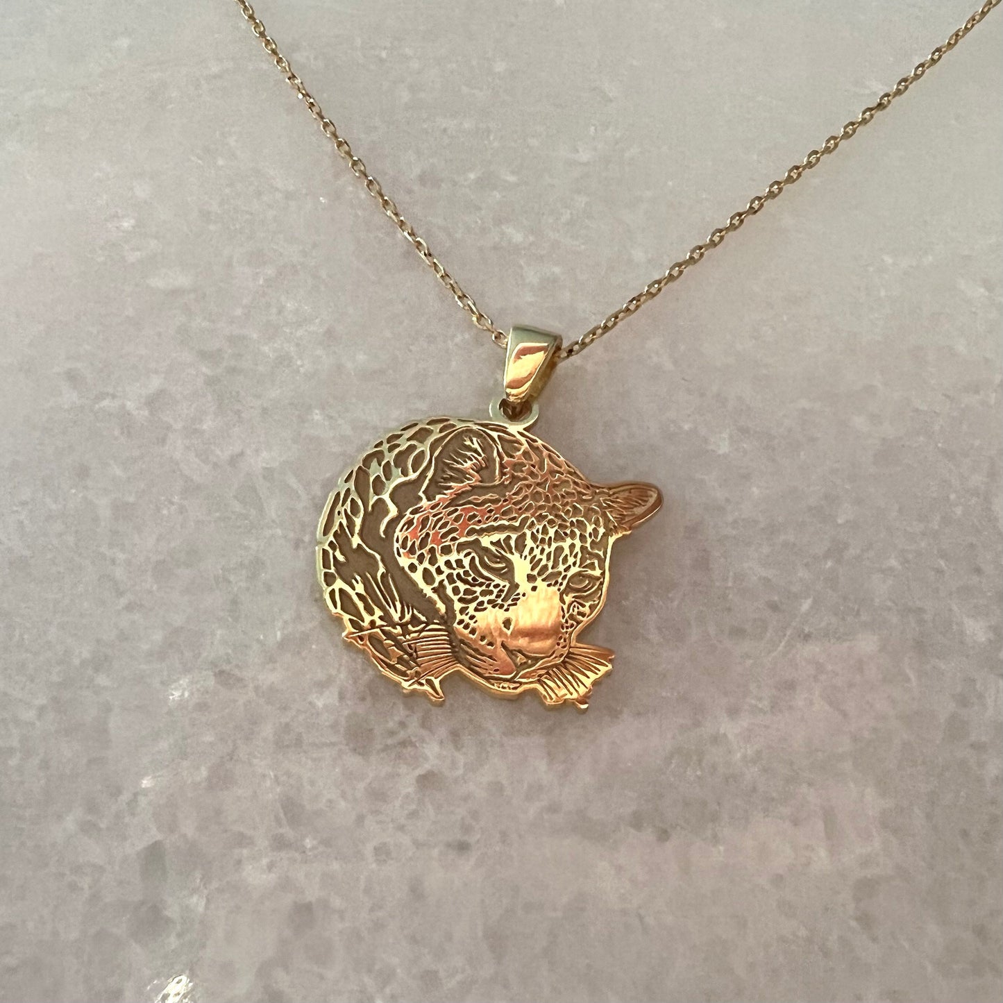 Tiger Necklace - 925 Sterling Silver Necklace - Tiger Jewelry - Animal Jewelry - Unisex Necklace