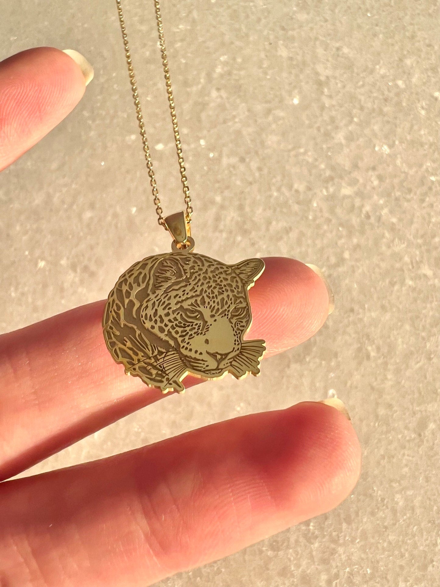 Tiger Necklace - 925 Sterling Silver Necklace - Tiger Jewelry - Animal Jewelry - Unisex Necklace