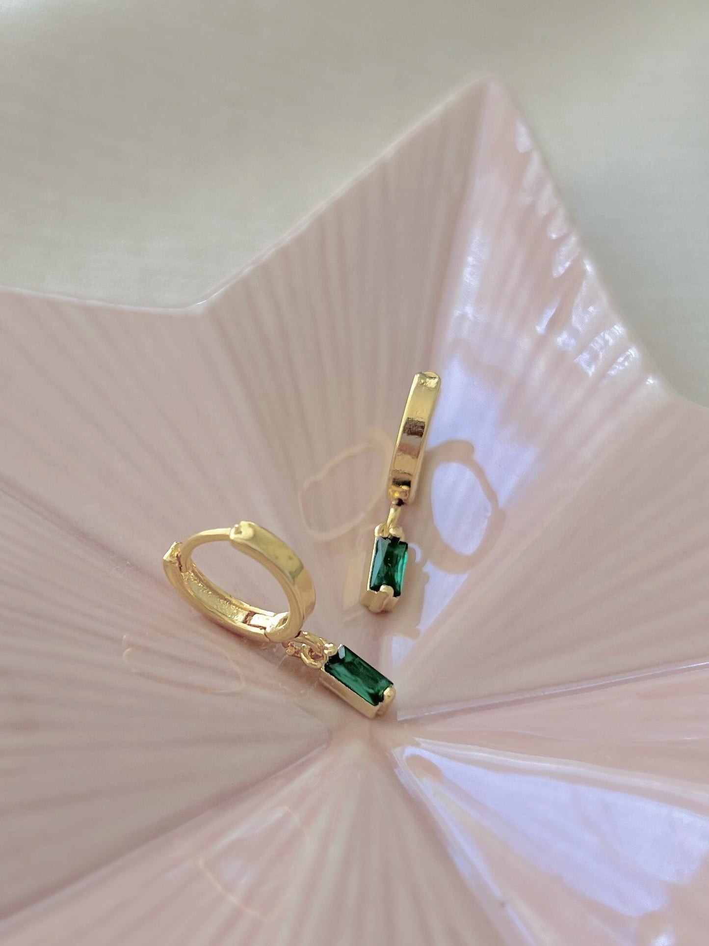 18K Gold Zircon Stone Earrings, Mothers Day Gift, Trend Colorful Earrings, Perfect gift for her, Birthday Gift Idea, Gemstone