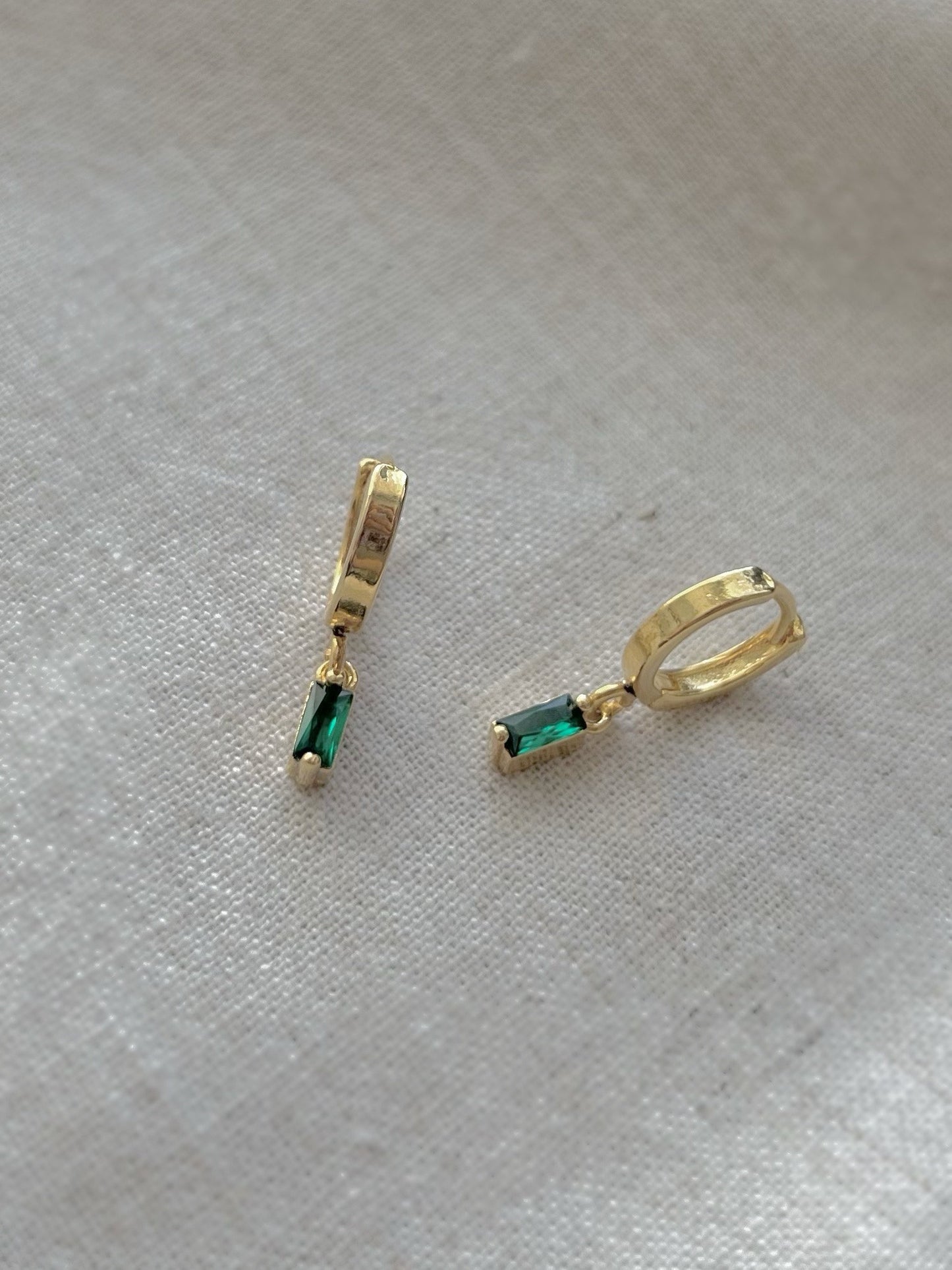 18K Gold Zircon Stone Earrings, Mothers Day Gift, Trend Colorful Earrings, Perfect gift for her, Birthday Gift Idea, Gemstone
