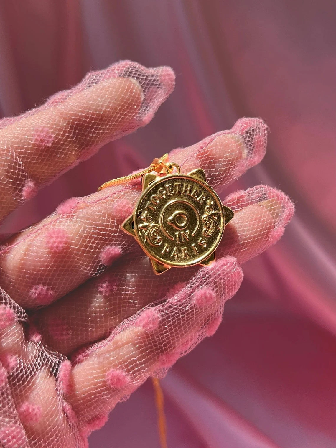 Anastasia Cosplay Necklace, Anastasia Together in Paris Necklace Anya Romanov Once Upon A December