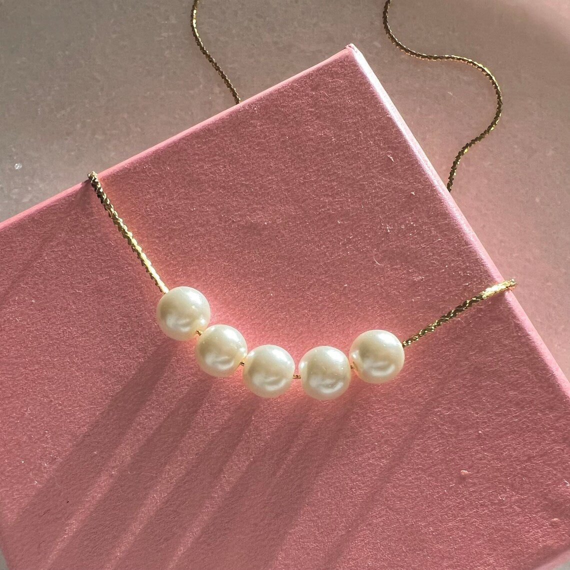 Fairytopia Elina Necklace Pearl Necklace Mermaidia Pearl Necklace Gift for her