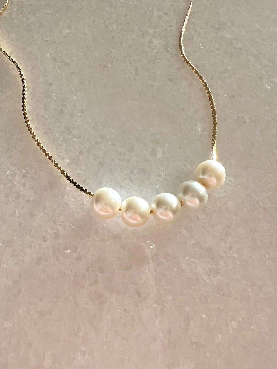 Fairytopia Elina Necklace Pearl Necklace Mermaidia Pearl Necklace Gift for her