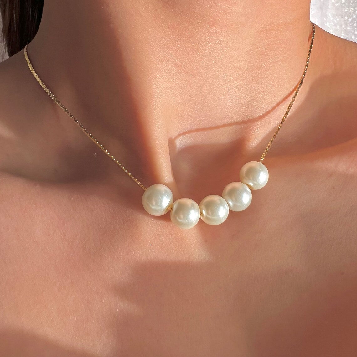 Fairytopia Elina Necklace Pearl Necklace Mermaidia Pearl Necklace Gift for her