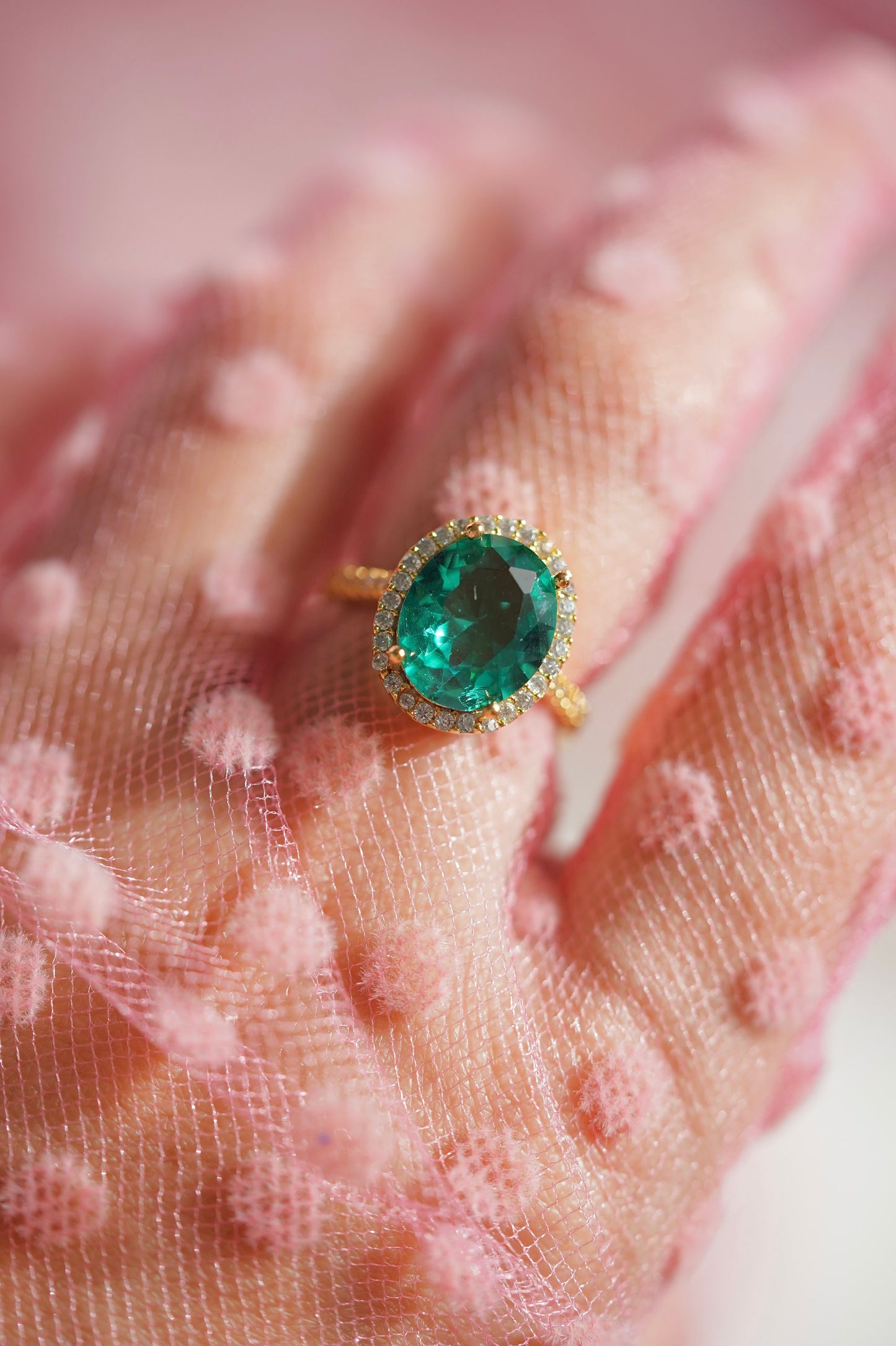 LDR Emerald Ring -Lana Engagement Ring