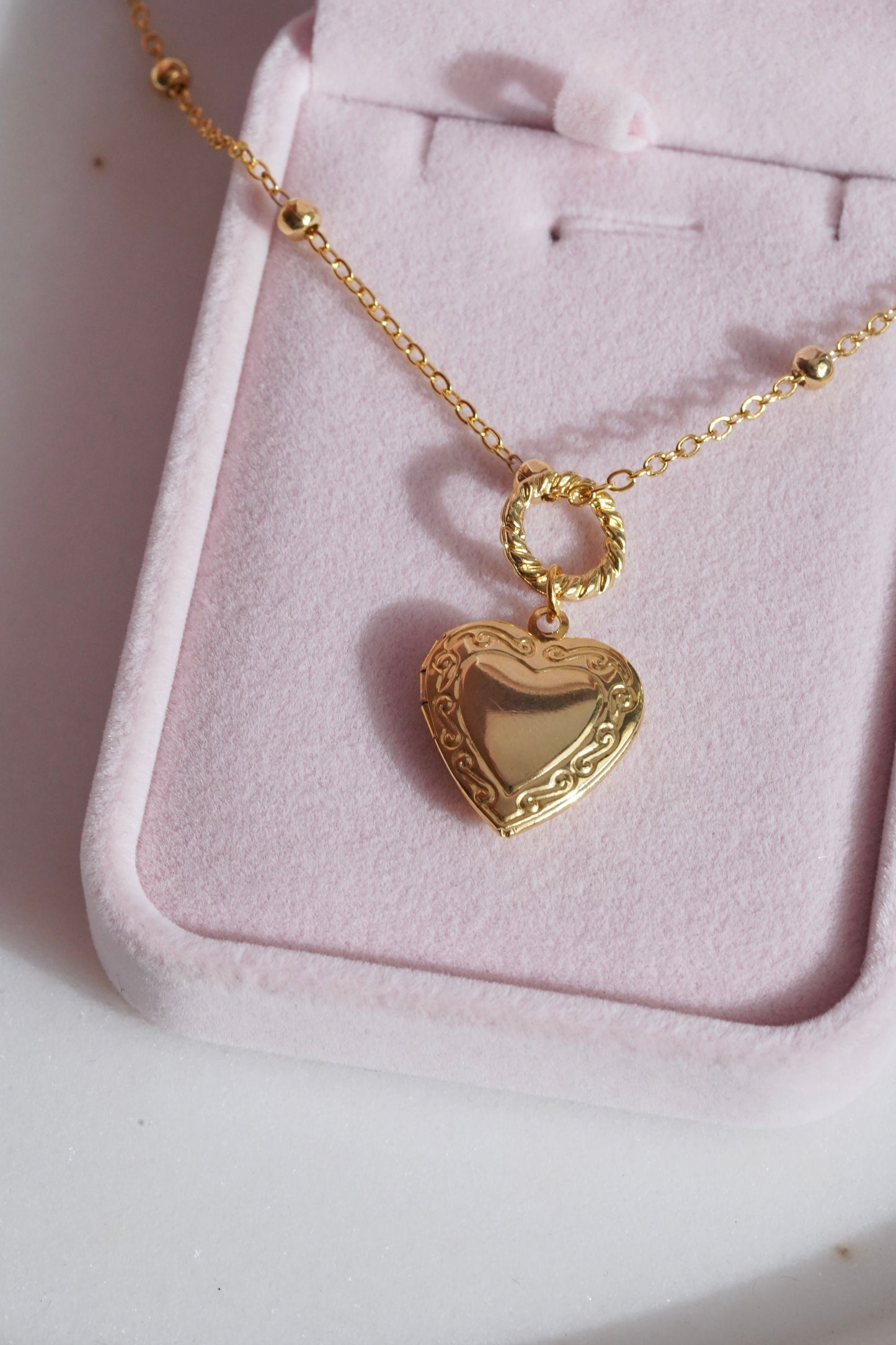 Margot Robbie Necklace,Heart Shaped Necklace, Gold Plated Necklace, Movie inspiration necklace, , What was I made for necklace