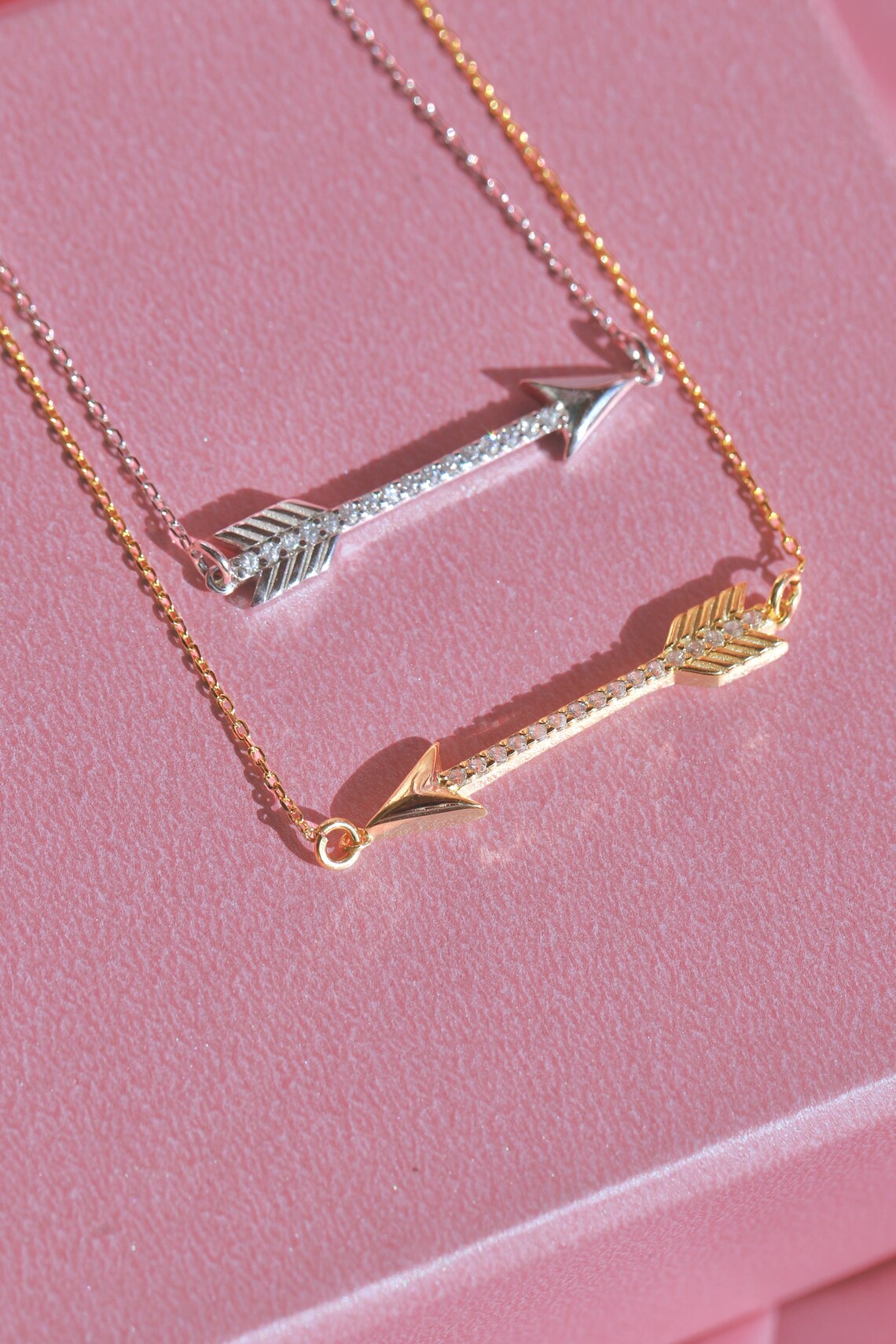 Natasha Inspired Necklace, Natasha Arrow Necklace, Geek Jewelry ROMANOFF Necklace