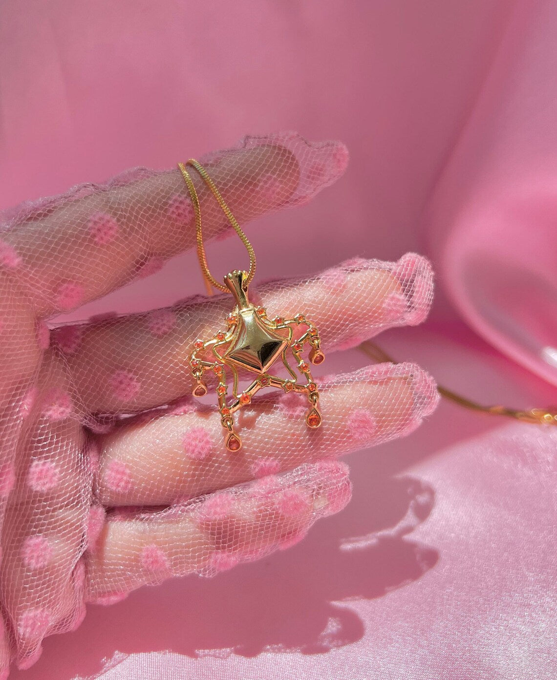 Stella Fairy Dust Star Necklace Cosplay Enchantix Pendant